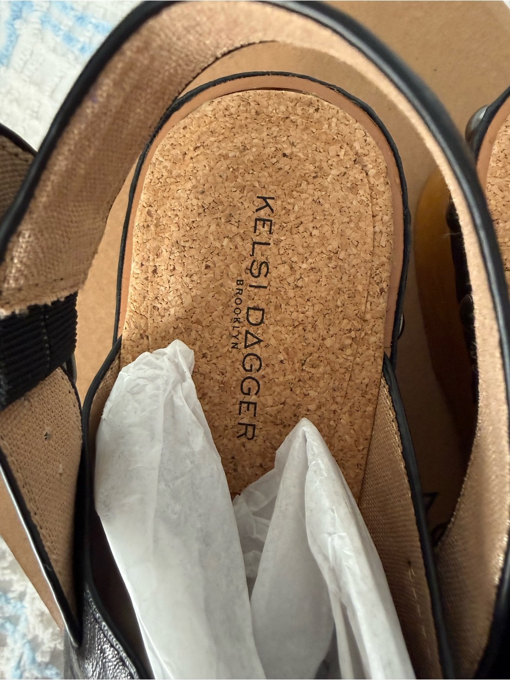 NEW Kelsi Dagger black clogs 10 - Picture 3 of 7